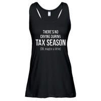 No Crying During Tax Season Funny Cpa Accountant Gift Ladies Essential Flowy Tank