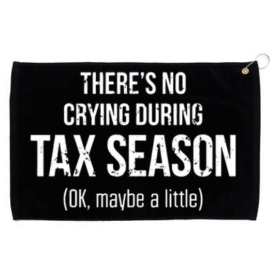 No Crying During Tax Season Funny Cpa Accountant Gift Grommeted Golf Towel