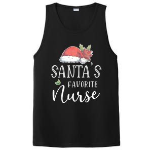 Nurse Christmas Day Santas Favorite Nurse Gift Cute Gift PosiCharge Competitor Tank