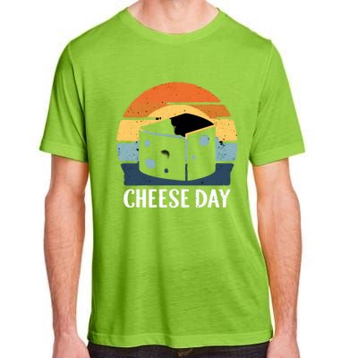 National Cheese Day Funny Cheese Lover Product Gift Adult ChromaSoft Performance T-Shirt