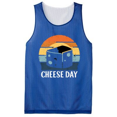 National Cheese Day Funny Cheese Lover Product Gift Mesh Reversible Basketball Jersey Tank