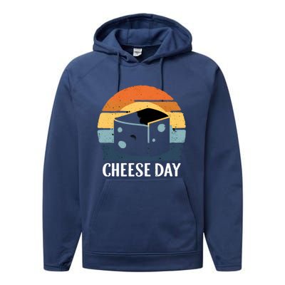 National Cheese Day Funny Cheese Lover Product Gift Performance Fleece Hoodie