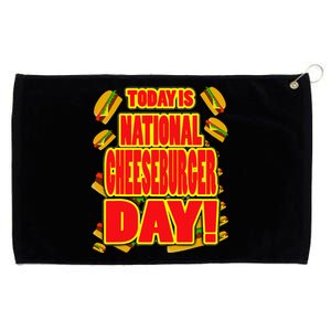 National Cheeseburger Day Grommeted Golf Towel