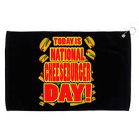 National Cheeseburger Day Grommeted Golf Towel