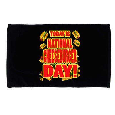 National Cheeseburger Day Microfiber Hand Towel