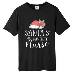 Nurse Christmas Day Santas Favorite Nurse Gift Cute Great Gift Tall Fusion ChromaSoft Performance T-Shirt