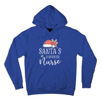 Nurse Christmas Day Santas Favorite Nurse Gift Cute Great Gift Hoodie