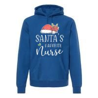 Nurse Christmas Day Santas Favorite Nurse Gift Cute Great Gift Premium Hoodie