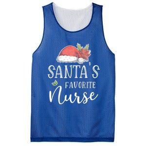 Nurse Christmas Day Santas Favorite Nurse Gift Cute Great Gift Mesh Reversible Basketball Jersey Tank