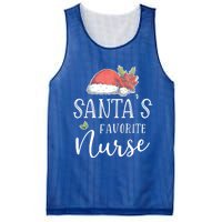 Nurse Christmas Day Santas Favorite Nurse Gift Cute Great Gift Mesh Reversible Basketball Jersey Tank