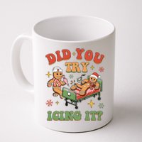 Nurse Christmas Did You Try Icing It Coffee Mug