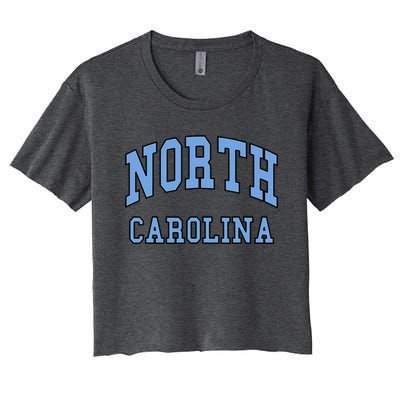 North Carolina Design State Of Nc Classic Women's Crop Top Tee