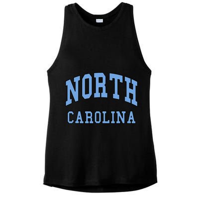 North Carolina Design State of NC Classic Ladies PosiCharge Tri-Blend Wicking Tank