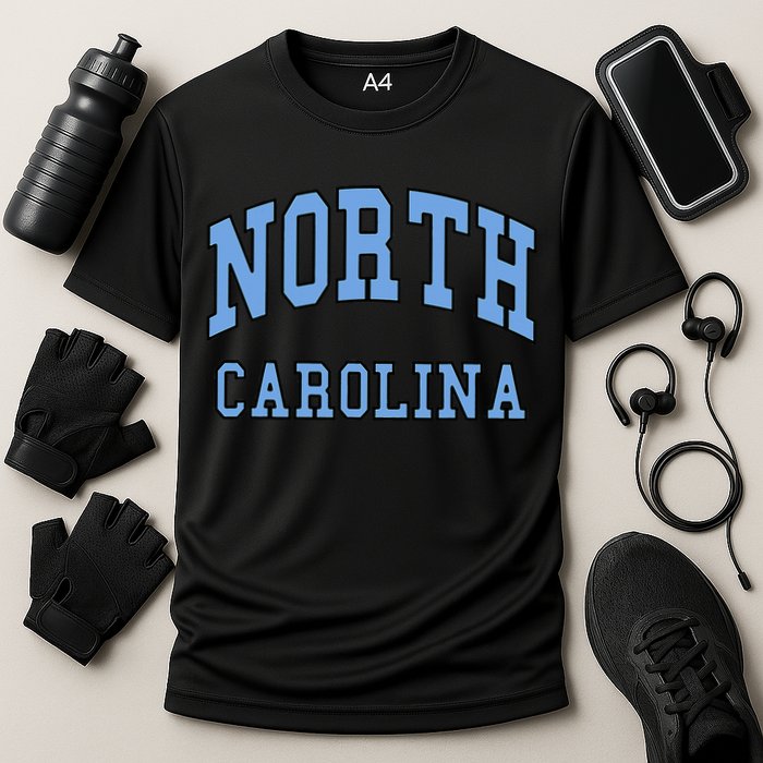North Carolina Design State of NC Classic Cooling Performance Crew T-Shirt