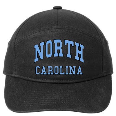 North Carolina Design State of NC Classic 7-Panel Snapback Hat