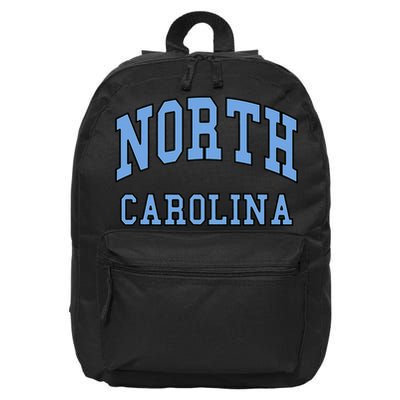 North Carolina Design State of NC Classic 16 in Basic Backpack
