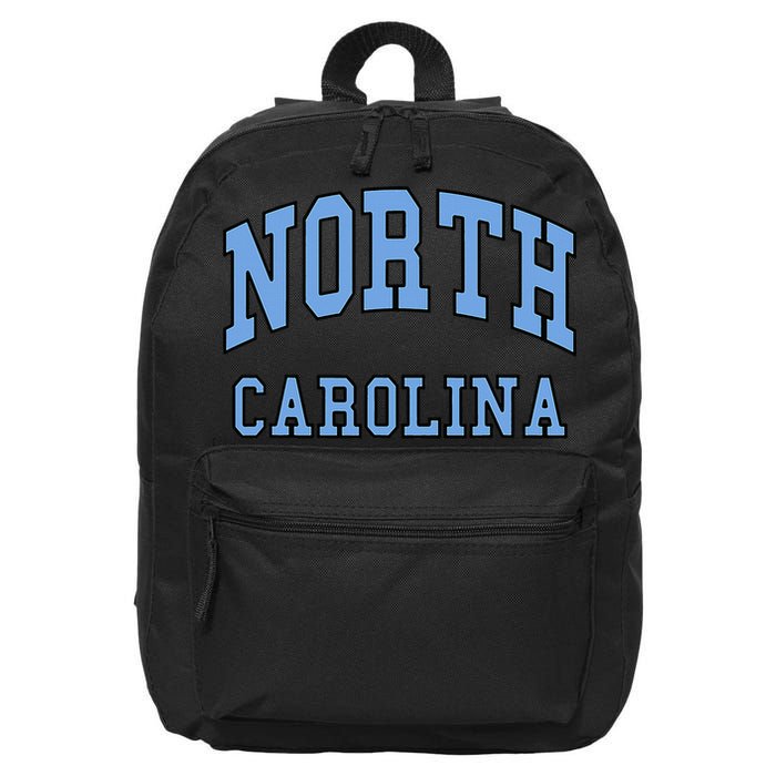North Carolina Design State of NC Classic 16 in Basic Backpack