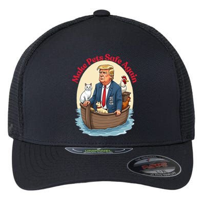 Noah Cats Dogs Make Pets Safe Again Democratic Republican Great Gift Flexfit Unipanel Trucker Cap