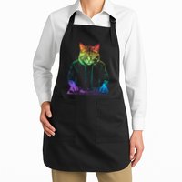 Neon Cat Dj Apron