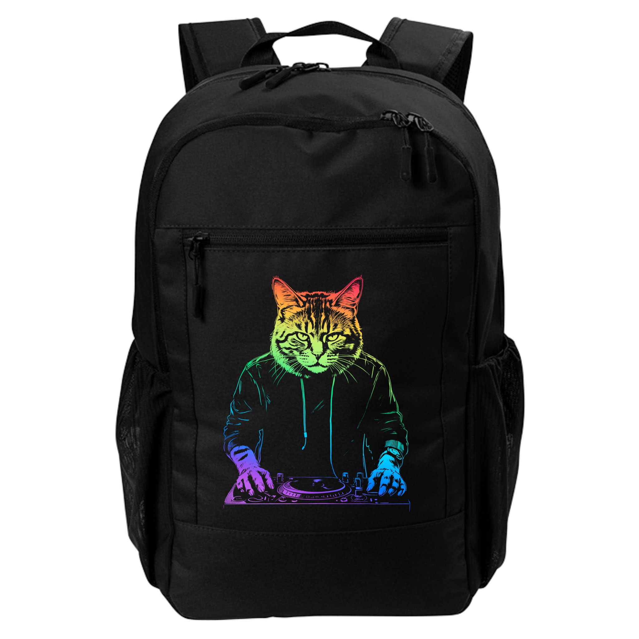 Neon Cat Dj Backpack