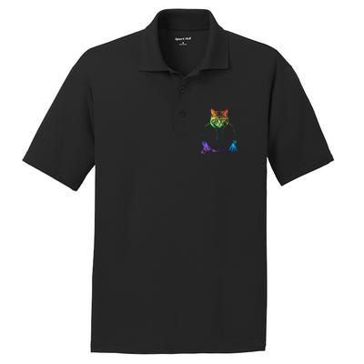 Neon Cat Dj PosiCharge RacerMesh Polo