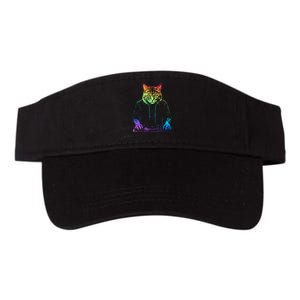 Neon Cat Dj Valucap Bio-Washed Visor