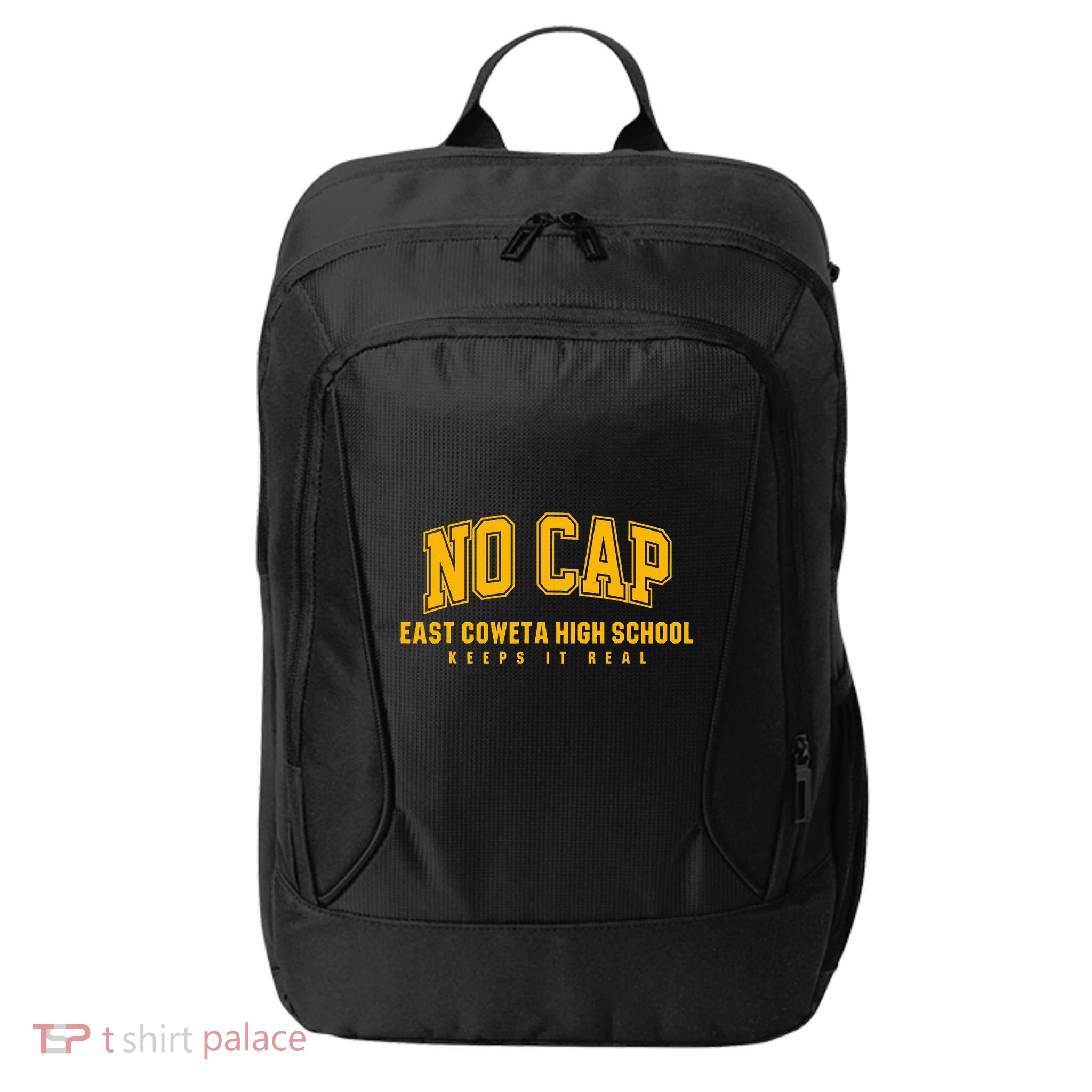 No Cap East Coweta High School Keepin It Real City Backpack