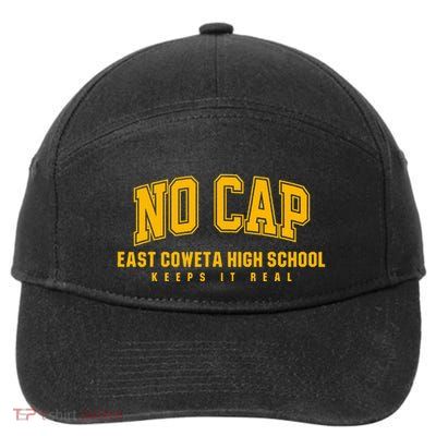 No Cap East Coweta High School Keepin It Real 7-Panel Snapback Hat