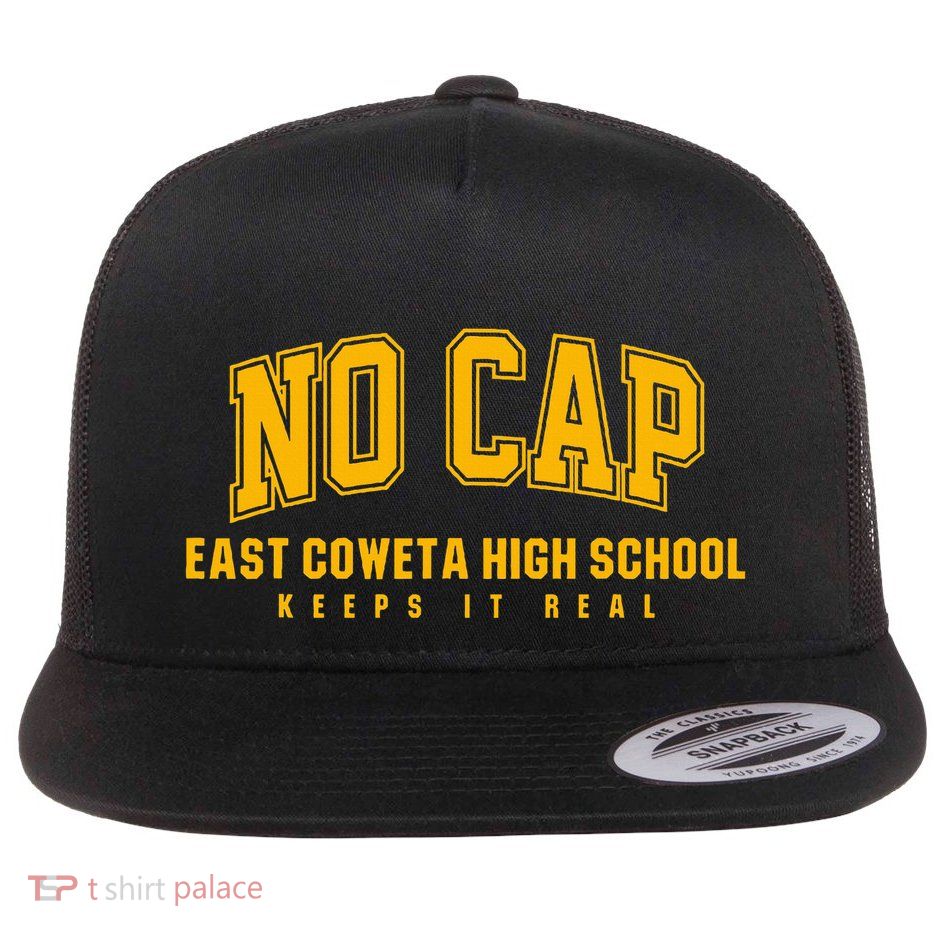 No Cap East Coweta High School Keepin It Real Flatbill Hat