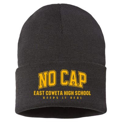 No Cap East Coweta High School Keepin It Real Sustainable Knit Beanie