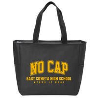 No Cap East Coweta High School Keepin It Real Zip Tote Bag