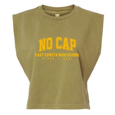 No Cap East Coweta High School Keepin It Real Garment-Dyed Women's Muscle Tee
