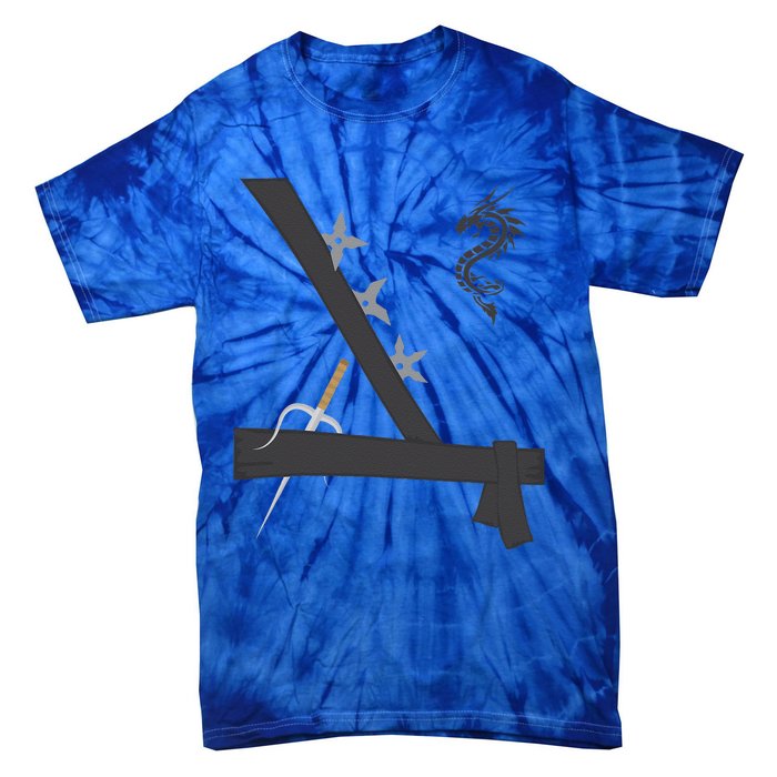 Ninja Costume Easy Last Minute Halloween Tie-Dye T-Shirt