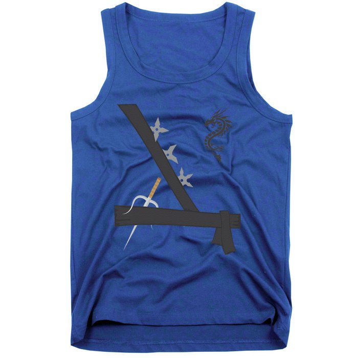 Ninja Costume Easy Last Minute Halloween Tank Top