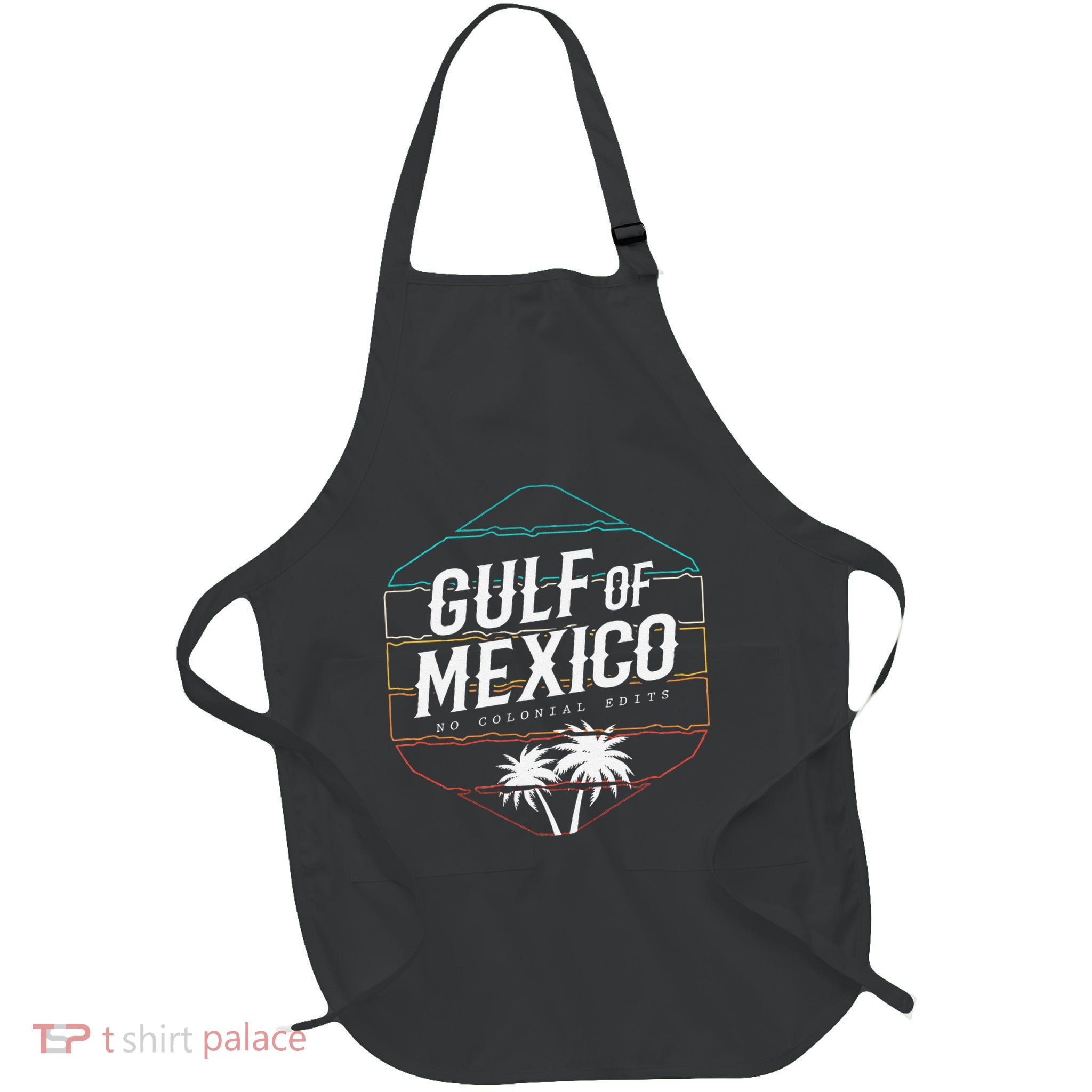 No Colonial Edits Golfo De Mexico Full-Length Apron With Pockets