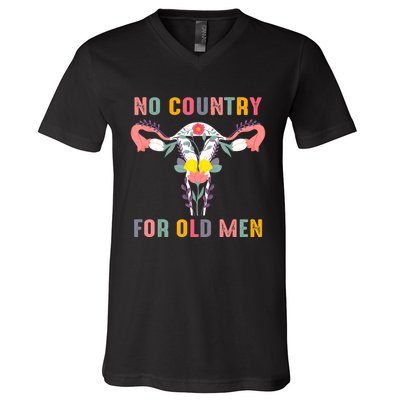 No Country For Old Men Feminist V-Neck T-Shirt