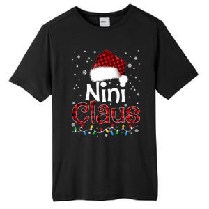 Nini Claus Funny Santa Claus Matching Family Pajamas Great Gift Tall Fusion ChromaSoft Performance T-Shirt