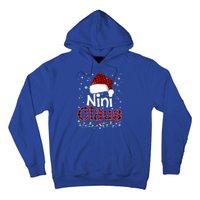 Nini Claus Funny Santa Claus Matching Family Pajamas Great Gift Hoodie