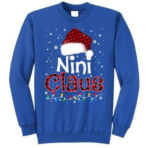 Nini Claus Funny Santa Claus Matching Family Pajamas Great Gift Sweatshirt