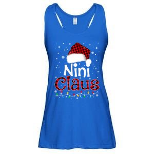 Nini Claus Funny Santa Claus Matching Family Pajamas Great Gift Ladies Essential Flowy Tank