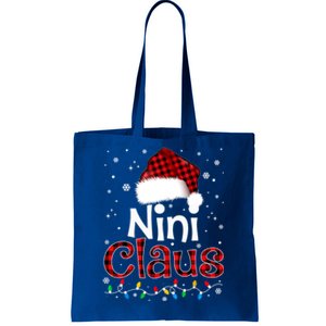 Nini Claus Funny Santa Claus Matching Family Pajamas Great Gift Tote Bag