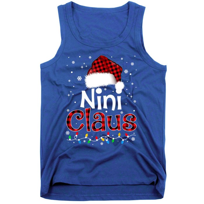 Nini Claus Funny Santa Claus Matching Family Pajamas Great Gift Tank Top