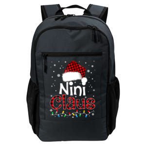 Nini Claus Funny Santa Claus Matching Family Pajamas Great Gift Daily Commute Backpack