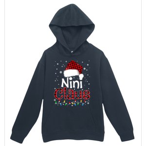 Nini Claus Funny Santa Claus Matching Family Pajamas Great Gift Urban Pullover Hoodie