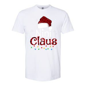 Nini Claus Funny Santa Claus Matching Family Pajamas Great Gift Softstyle CVC T-Shirt