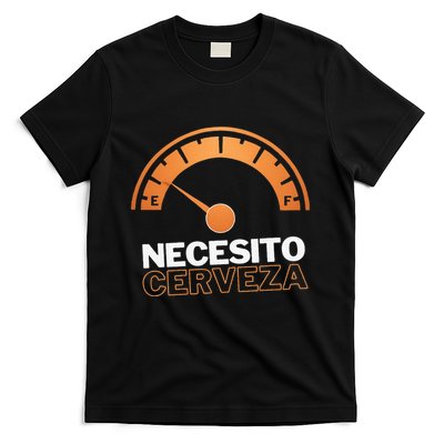 Necesito Cerveza Funny Spanish Beer Lover T-Shirt