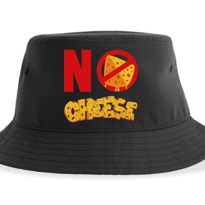 No Cheese For Those Who DonT Like Cheese Sustainable Bucket Hat
