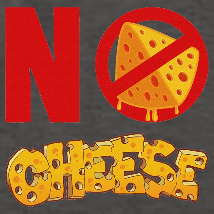 No Cheese For Those Who DonT Like Cheese Vector Backpack