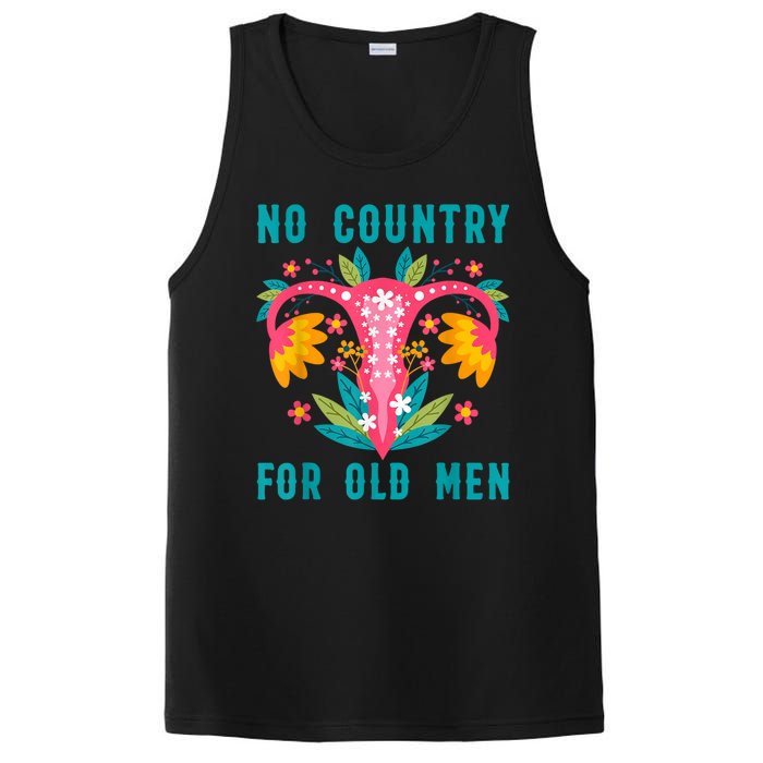 No Country For Old Men Our Uterus Our Choice Feminist Rights PosiCharge Competitor Tank