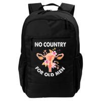 No Country For Old Men Floral Uterus Feminist Women Rights Daily Commute Backpack